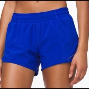 Lululemon Hotty Hot Royal Blue Shorts Long
